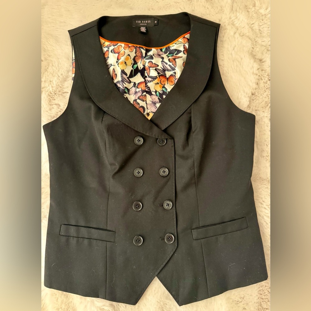 Black butterfly vest - Inject some fun into your professional wardrobe